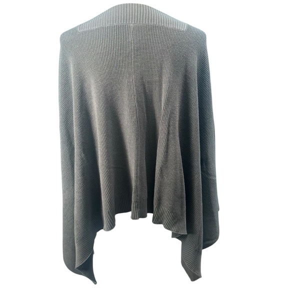 Lululemon Sweater Women One Size Gray Forward Flow Poncho Athleisure Pullover - Picture 5 of 6